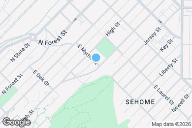 Map image of the property - 616 E Myrtle St