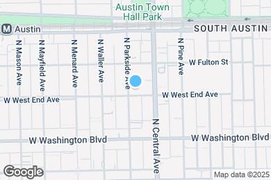 Map image of the property - 207 N Parkside Ave