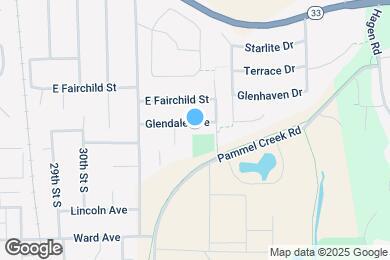 Map image of the property - 3320 Glendale Ave