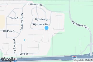 Map image of the property - 234 Wabash Woods Way