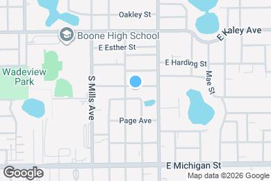 Map image of the property - 1414 E Muriel St