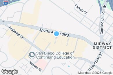 Map image of the property - 4444 West Dr