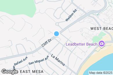 Map image of the property - 1035 Cliff Drive