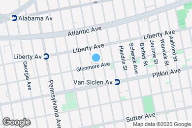 Map image of the property - 493 Glenmore Ave