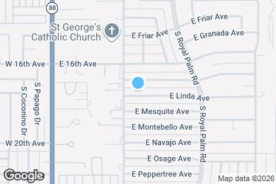 Map image of the property - 476 E Linda Ave