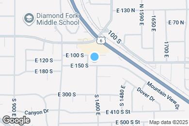 Map image of the property - 1365 E 150 S