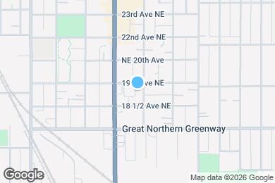 Map image of the property - 1846 Polk St NE