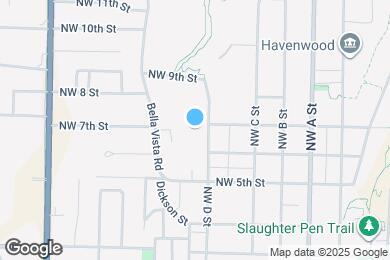 Map image of the property - 515 NW D St