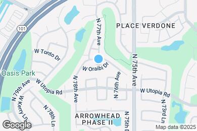 Map image of the property - 7704 W Oraibi Dr