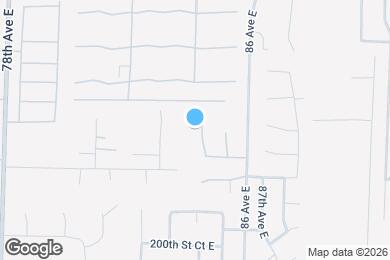 Map image of the property - 19620 84th Ave E