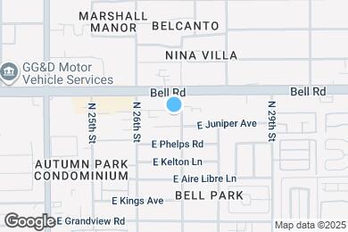 Map image of the property - 2645 E Wallace Ave