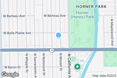 Map image of the property - 4036 N Mozart St