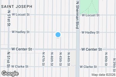 Map image of the property - 2749-2751-2751 N 45th St