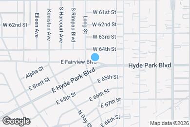 Map image of the property - 1120 E Fairview Blvd