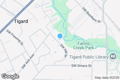 Map image of the property - 9303 SW Hill St