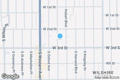 Map image of the property - 238 S Serrano Ave