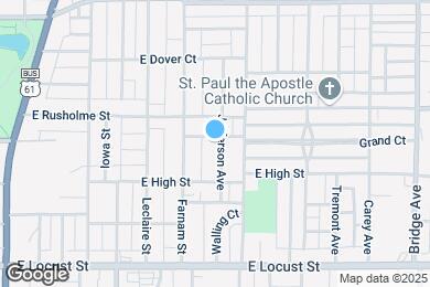 Map image of the property - 633 E Lombard St