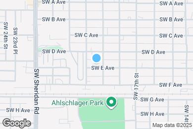 Map image of the property - 1905 SW E Ave