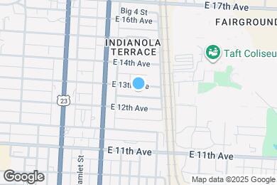 Map image of the property - 395 E 13th Ave