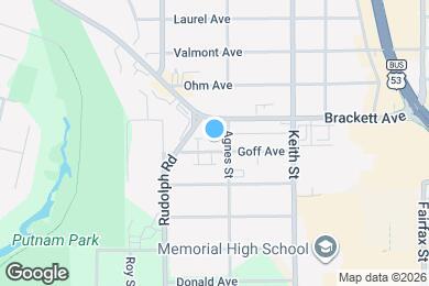 Map image of the property - 1730 Goff Ave
