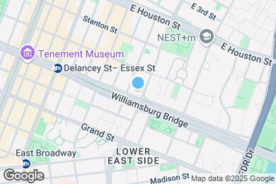 Map image of the property - 208 Delancey St