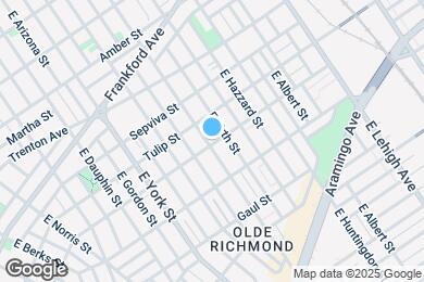 Map image of the property - 2329 E Cumberland St