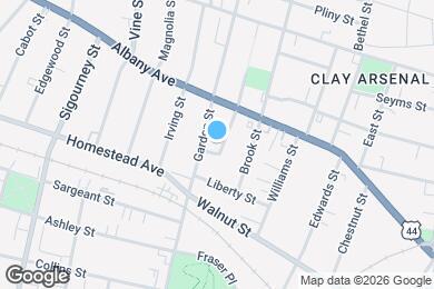 Map image of the property - 61 Bedford St