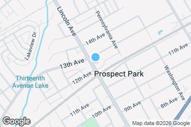 Map image of the property - 1209 Lincoln Ave
