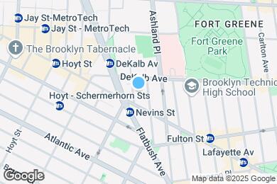 Map image of the property - 625-635 Fulton St