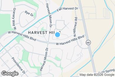 Map image of the property - 168 W Harvest Vlg Ln