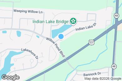 Map image of the property - 581 Indian Lake Dr