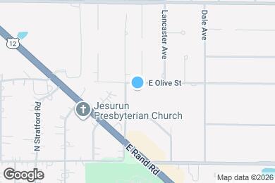 Map image of the property - 2315 E Olive St