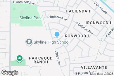 Map image of the property - 847 S Esmeralda