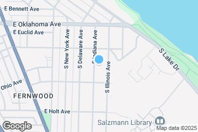 Map image of the property - 3246 S Indiana Ave