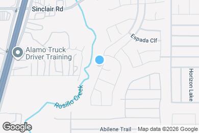 Map image of the property - 4103 Espada Falls