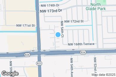 Map image of the property - 5448 NW 169th Terrace