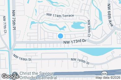 Map image of the property - 7265 NW 173rd Dr