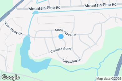 Map image of the property - 615 Silver Moss Dr