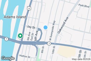 Map image of the property - 381 8th St