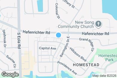 Map image of the property - 2233 Hillsboro Ct