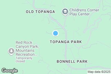 Map image of the property - 1417 Old Topanga Canyon Rd