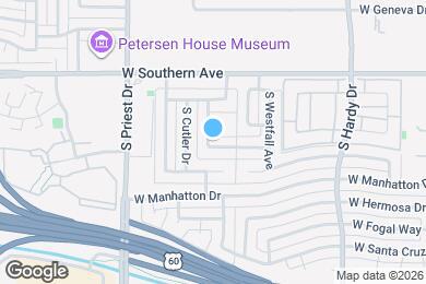 Map image of the property - 1220 W Pebble Beach Dr