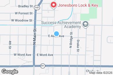 Map image of the property - 407 E Allen Ave