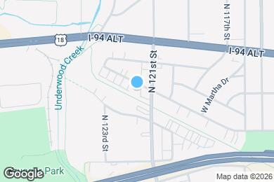 Map image of the property - 12125 W Dearbourn Ave
