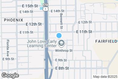 Map image of the property - 1524 Dyal St