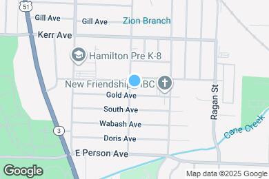 Map image of the property - 1548 Pillow St