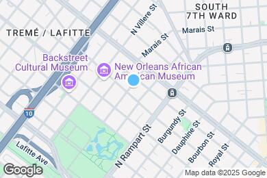 Map image of the property - 1212 Treme St
