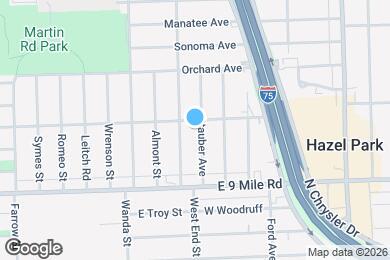 Map image of the property - 23123 Stauber Ave