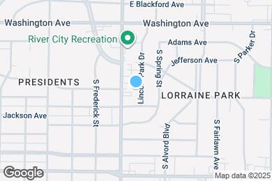 Map image of the property - 1227 S Lincoln Park Dr