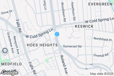 Map image of the property - 4401 Roland Ave